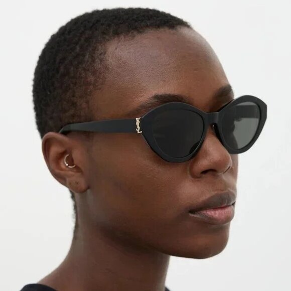 NEW SAINT LAURENT SUNGLASSES SL M60 006 BLACK WOMEN SLM60 006 main image 4